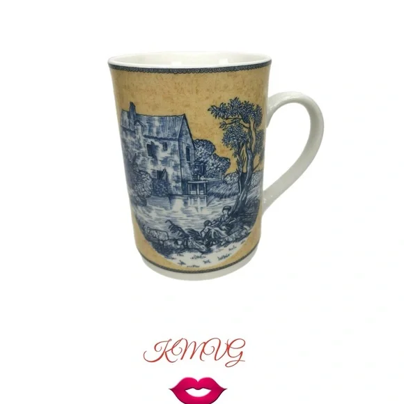 American Atelier | Dining | Vintage English Toile Blueby American Atelier  Mug Coffee Cup 425 | Poshmark